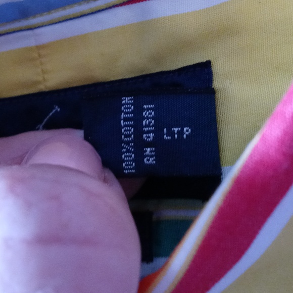 🌞VTG Ralph Lauren🌞 - Yellow/Multi Stripe L/S Button Down - Picture 7 of 11